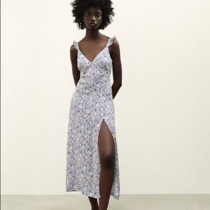 Zara Floral Midi Dress
